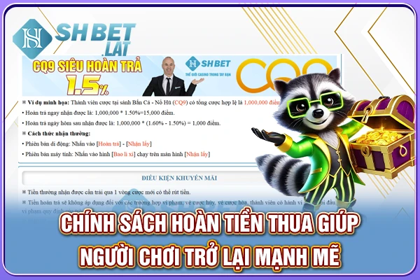 Chính sách hoàn tiền thua giúp người chơi trở lại mạnh mẽ Chính sách hoàn tiền thua giúp người chơi trở lại mạnh mẽ